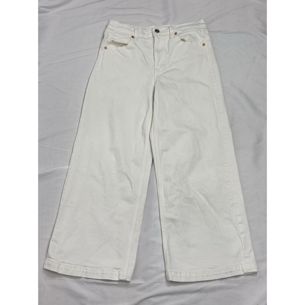 GAP Women's White Flare & Wide Leg Jeans
